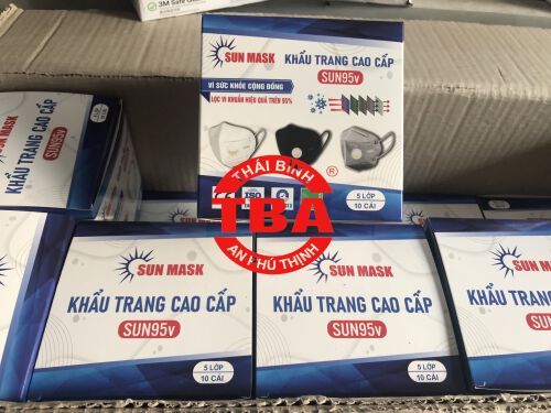 Khẩu trang cao cấp SUN95V có van thở